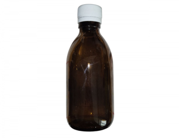 Braune Säureflasche